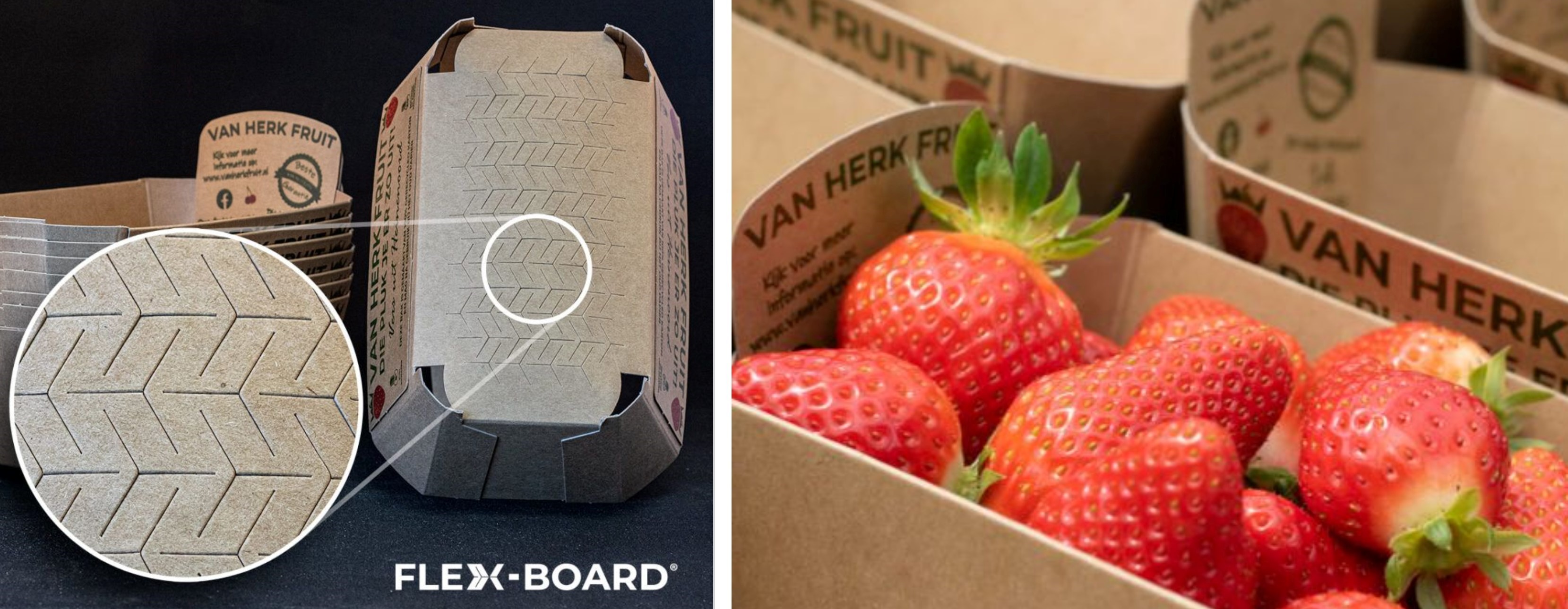 Fonkels’ Re-Fruiter Tray. Vouwkarton op zijn best! 